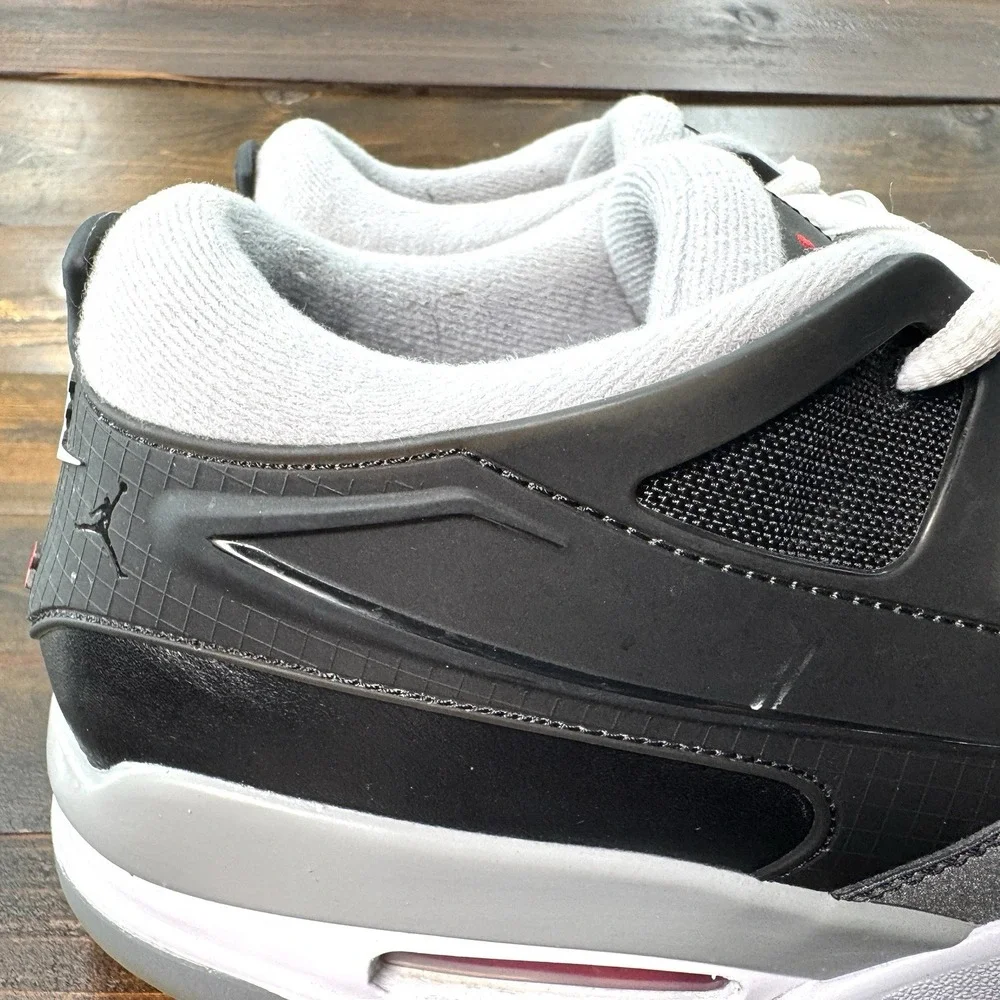 Nike Air Jordan 4 RM Black Metallic Jumpman Sneakers Men's Size US 12 EUR 46 - Picture 10 of 16